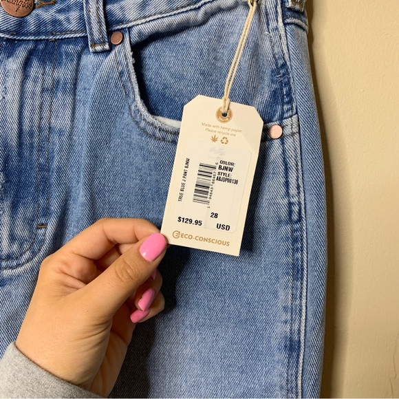 NWT Wrangler x Billabong Bell Bottom Flare Straight Crop Patchwork Jeans Size 28 - Picture 8 of 11